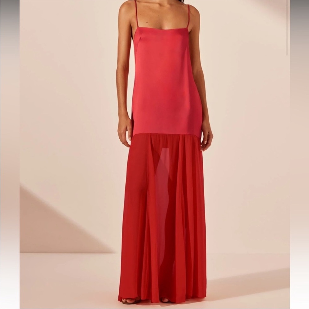 Shona Joy Moraya Dropped Waist Maxi Dress 6